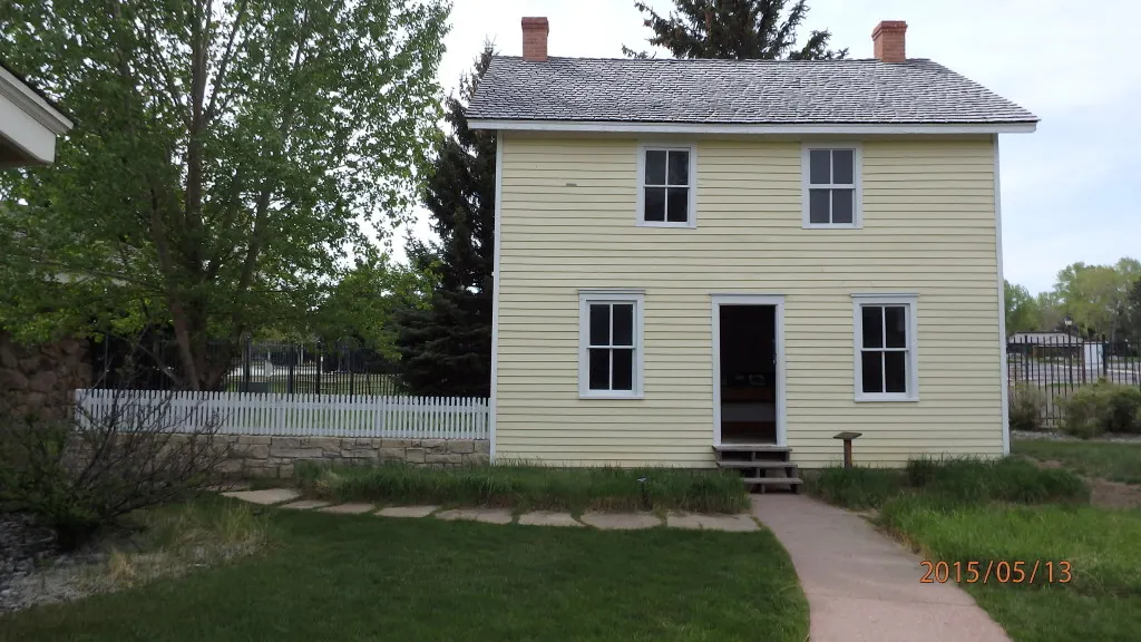 Buffalo Bills childhood home in Le Claire, IA brought to the Buffalo Bill Center of the West to check out