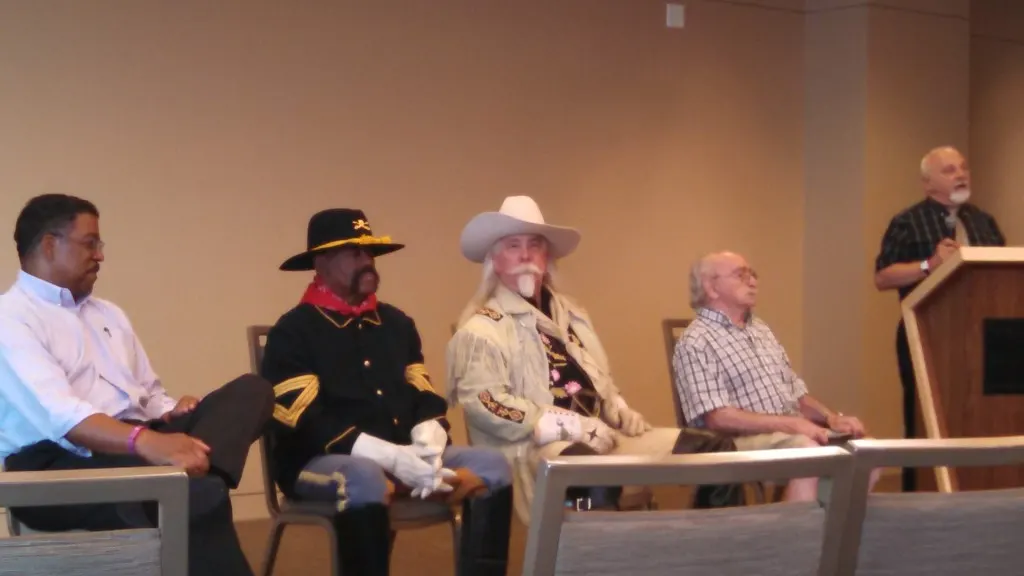 Art, John, me , Jack, and Don (at the podium)
