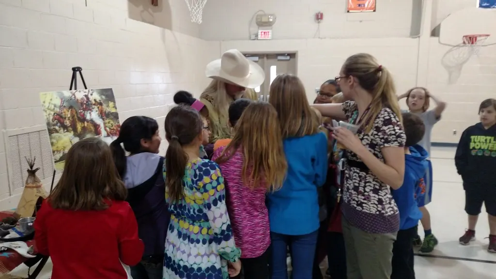 Autograph seekers! Just one of the many perks I get bein' a "Buffalo Bill" Cody re-enactor!