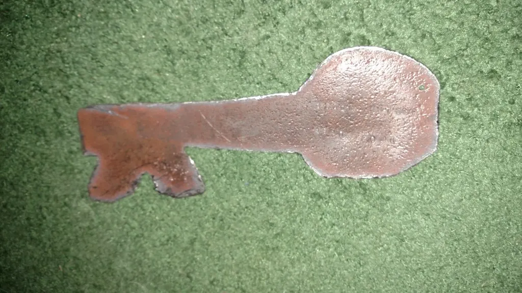 The "key" to Brush, CO, presented to the Buffalo Bill Experience, made by the event's blacksmith!