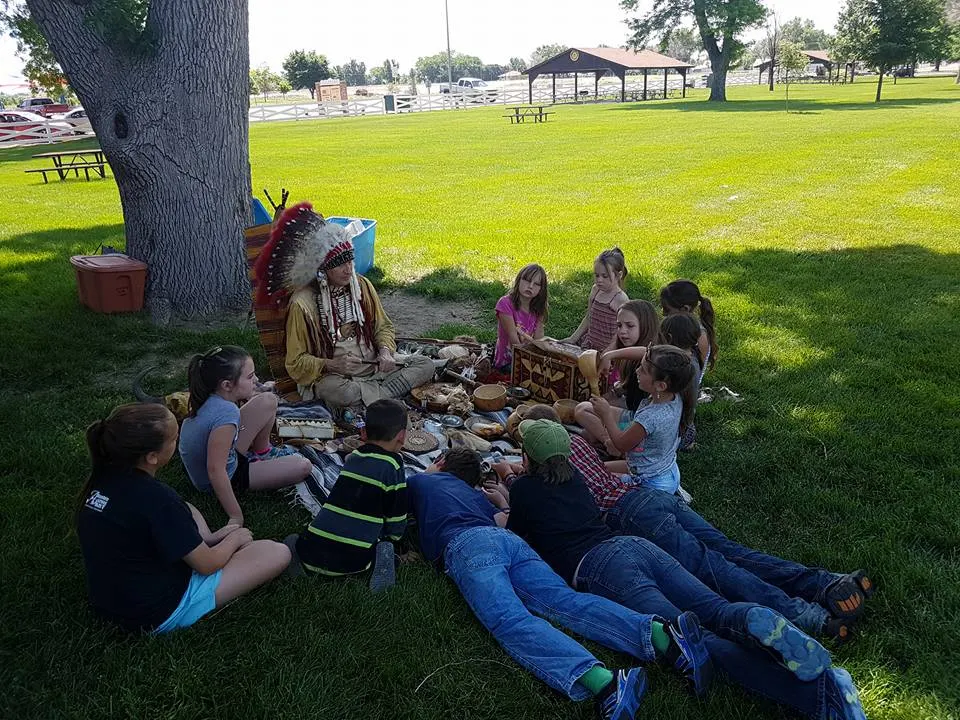Friend of the Buffalo Bill Experience, Martin KnifeChief, shared his vast knowledge of Native American culture.