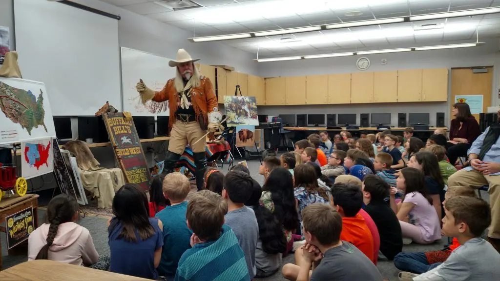 The Buffalo Bill Experience was honored to come back to the Challenge School again! These are exceptional kids!