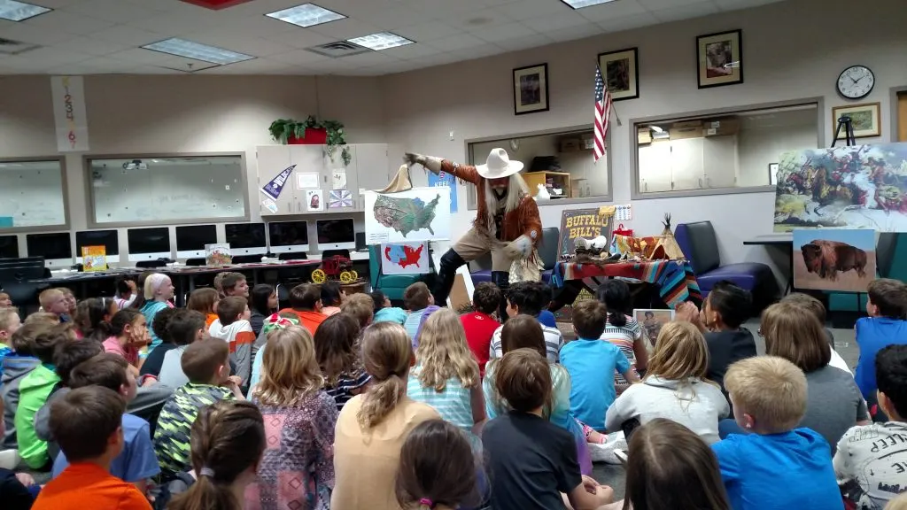I'm not sure exactly what Buffalo Bill's doing here!